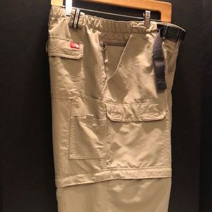 THE NORTH FACE MENS ZIP CONVERTIBLE HIKING PANT2XL